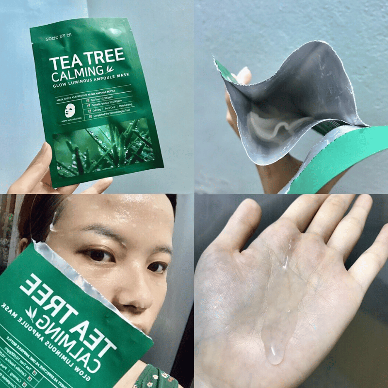 Mặt nạ Some By Mi Tea Tree Calming đặc biệt thích hợp cho làn da hỗn hợp, da mụn